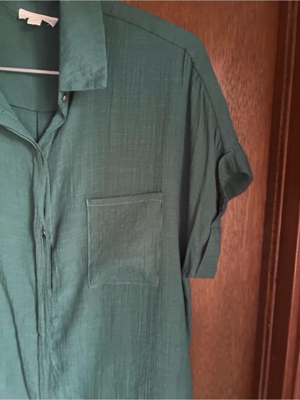 Twine & String Lightweight Dark Green Shirt